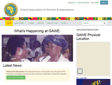 Tablet Screenshot of ghanawomenentrepreneurs.org